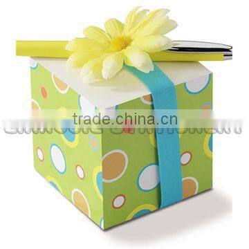 Note cube &meno pad&sticky