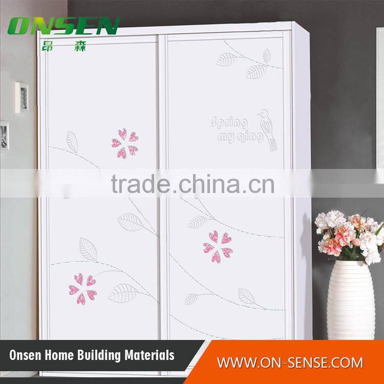 Hot china products wholesale steel furniture sliding door wardrobe alibaba trends