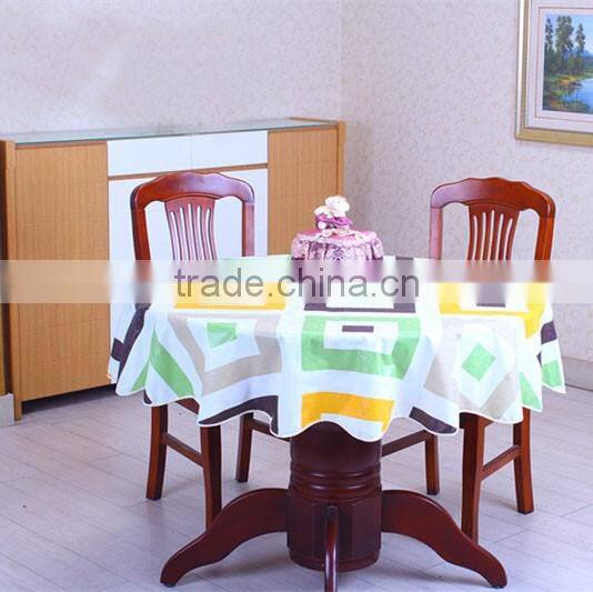 factory direct sale pretty printed table cloth pvc table cloth /plastic table cloth