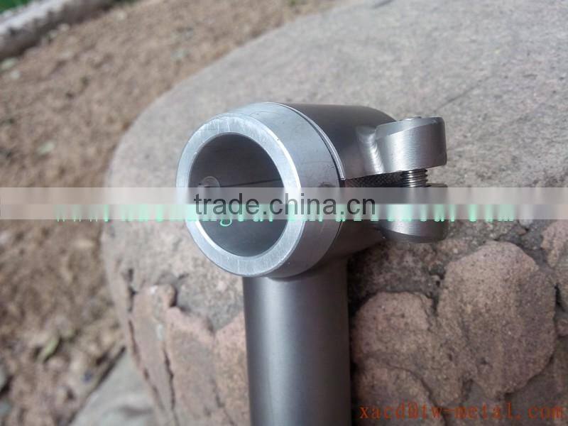 2016 new design bike seat post bike part egg shape titanium seat post customize different size titanium bike seat post