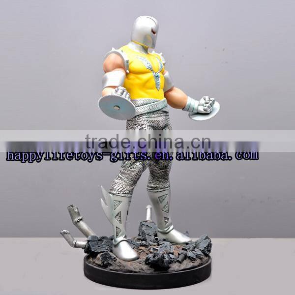 Custom made American famouse movie superhero figure resin nude man statue