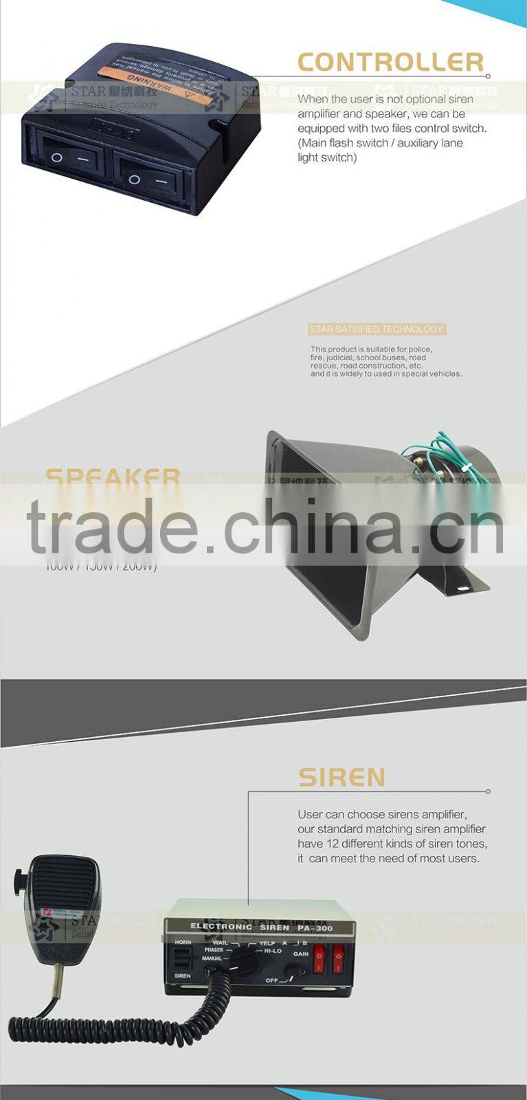 12V LED Strobe Warning Light Bar Flashing Light Police Emergency Light Bar for Truck tow