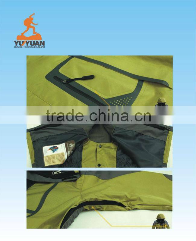 Functional seamless mens hoody sports outdoor ski wear