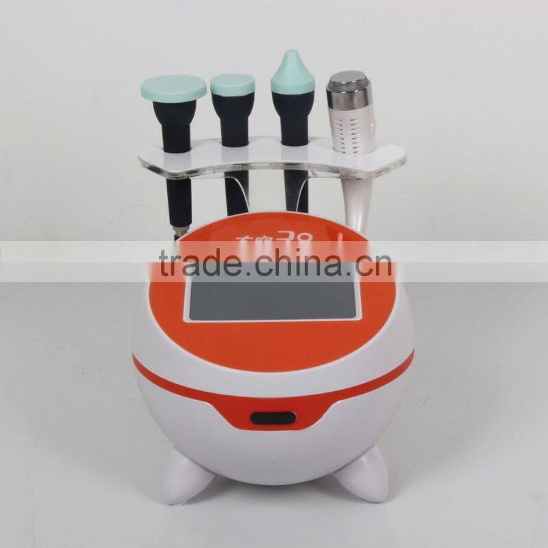 AYJ-TG03 New 3 in 1 multifuntion Skin lifting Ultrasonic Skin Scrubber Bio skin facial machine