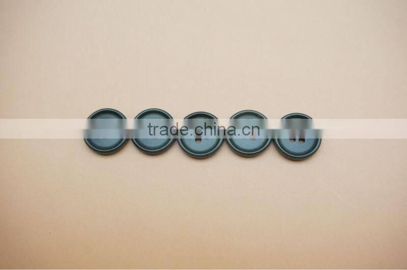 Fancy 4 Holes High Quality Black Natural Corozo Nut Buttons with Rim