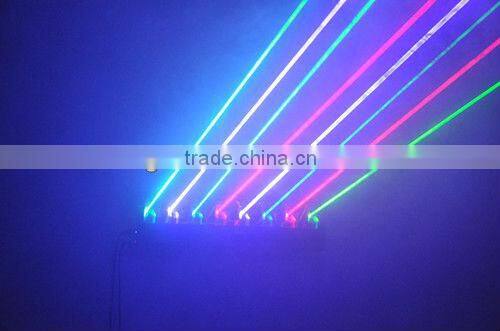 Lanling hot sale 8 heads powerful and colorful RGB laser net