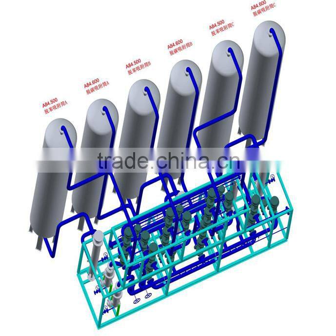 Liquid natural gas plant with high quality