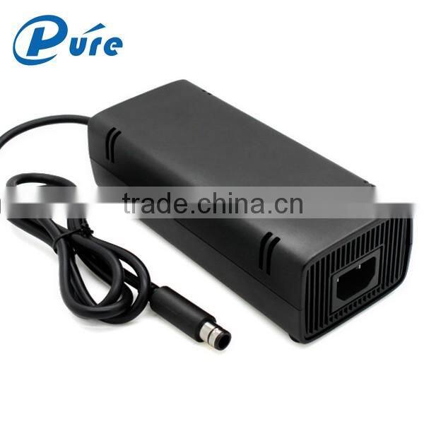 power supply for xbox360 E vedio games accessories manufacturer for XBOX360 E AC adapter for xbox360 e charging cord