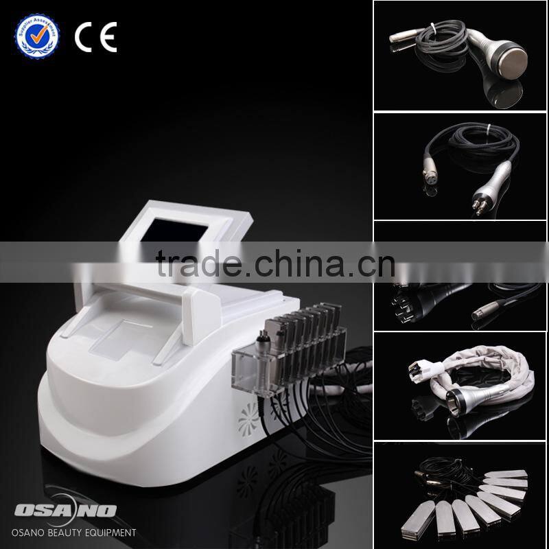 osano rf radio frequency face lifting machine & ems galvanic fitness machines & ultrasonic cavitation machine for sale