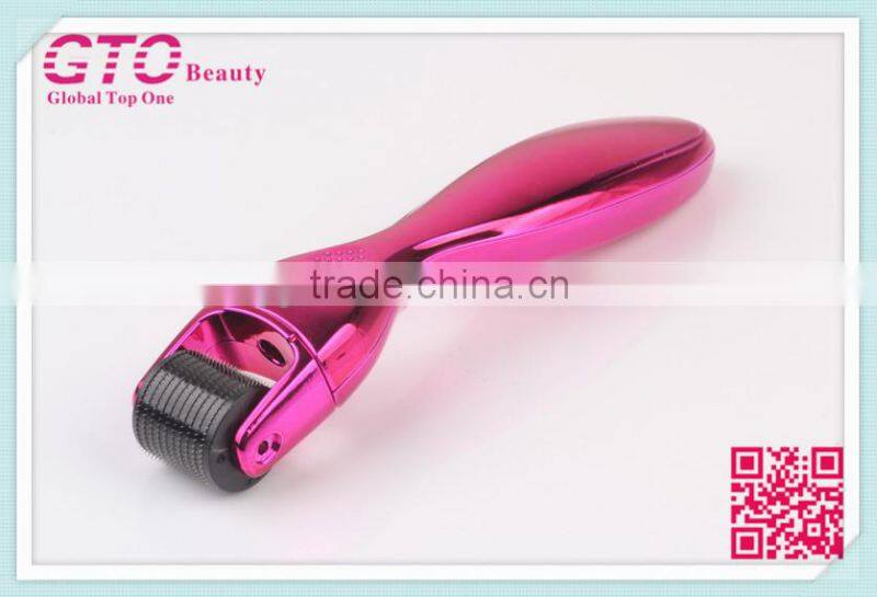GTO hot sale hair loss treatment derma roller 600 with colorful roller handle