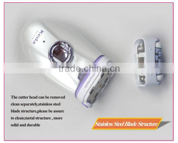 New 2 Heads in 1 Electrical Epilator Shaver