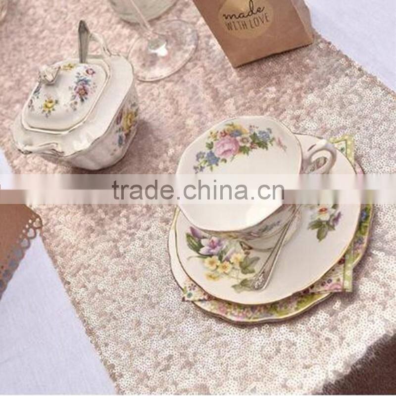 LGS028 solid color hot sale satin table runner for sale