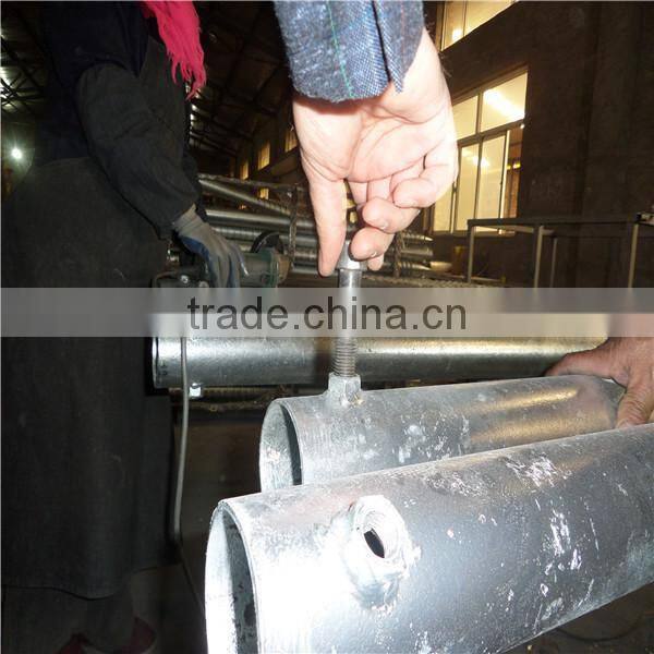 Spiral ground anchor rod /helix post anchor