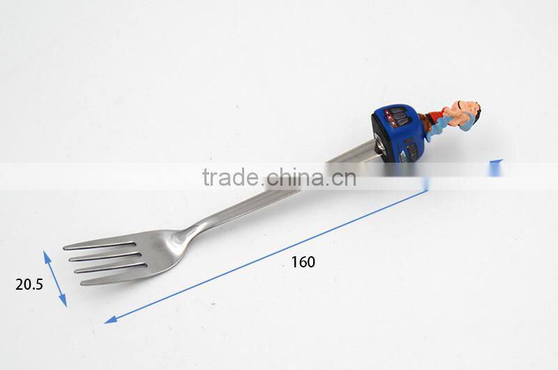 best selling new style spoon&fork cutlery set with polyresin handle