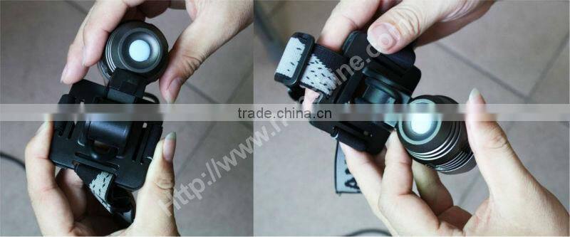 10w rechargeable led headlight ent with 900lm t6 led