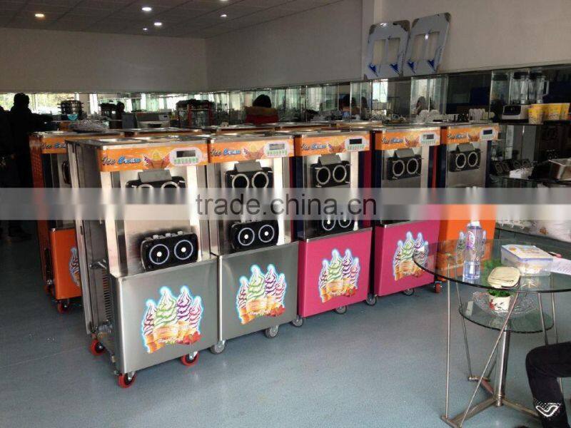 high quality small stainless steel soft ice cream machine/yogurt machine for home use made in china