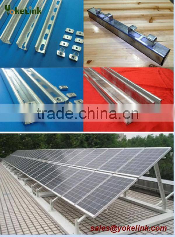 Carbon Steel Hot Dip Galvanized Channel Nut with Plastic Cap