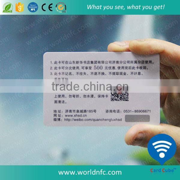 4 Color Plastic 13.56mhz RFID Card
