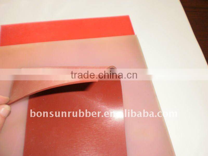 1mm ,1.5mm,2mm,3mm silicone rubber sheet ,red silicone rubber ,transparent silicone rubber /yellow silicone rubber sheet