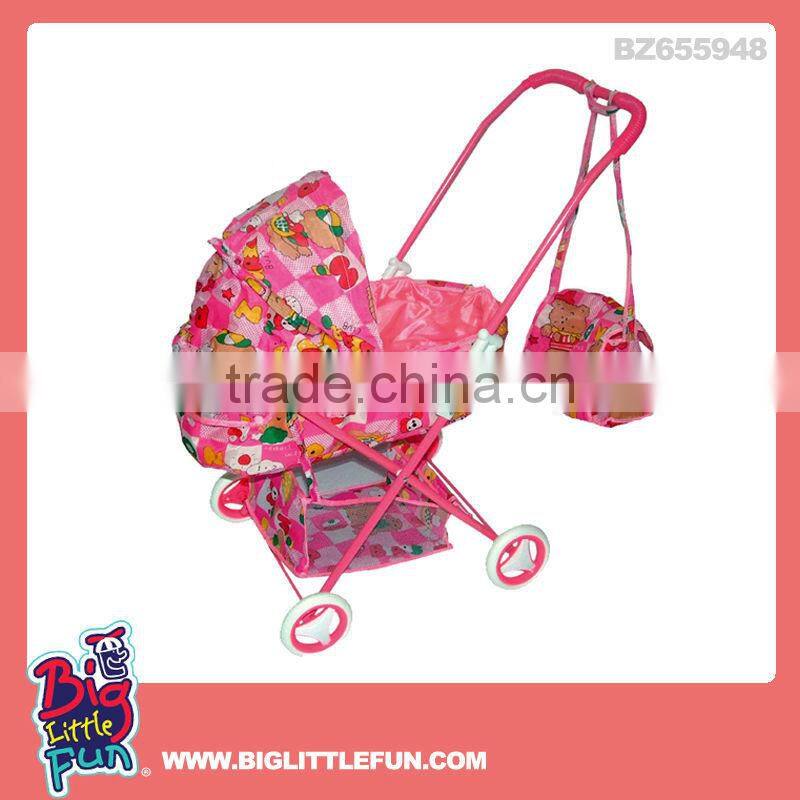 Lovely baby doll stroller toy with 16''doll
