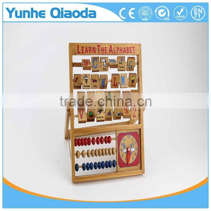 New Kids Learning Developmental Versatile alphabet Abacus Wooden Toys