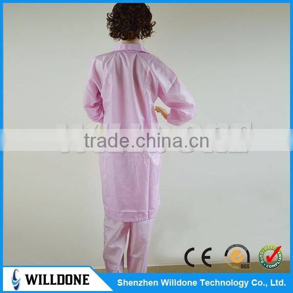 New design fashion Cleanroom ESD Smock Antistatic Clothes cleanroom