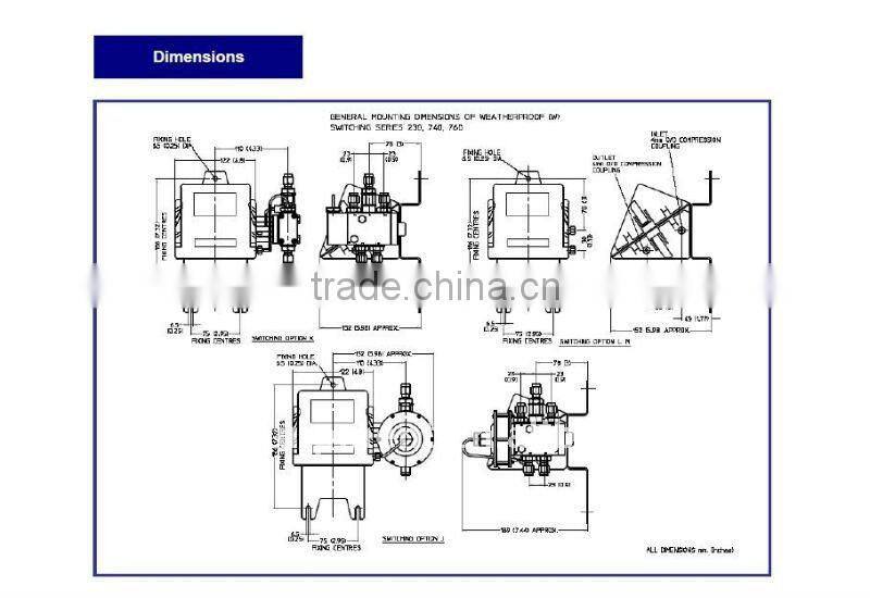 Pneumatic switch Delta-control