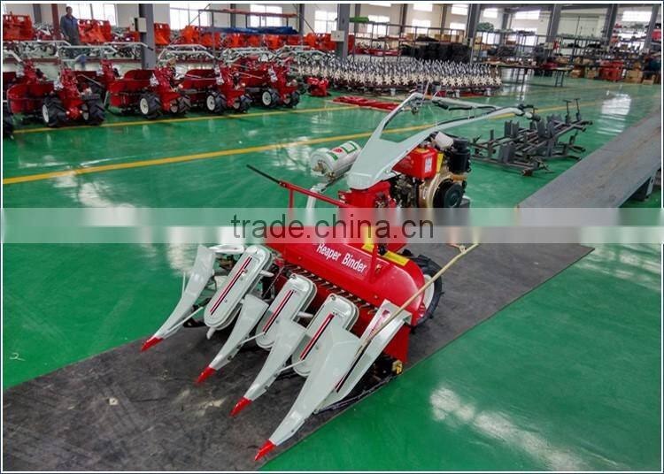 rice reaper binder machine/mini reaper binder/mini rice combine harvester