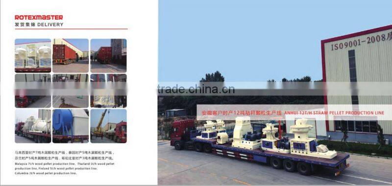 1-1.5t/h energy saving wood pellet mill / wood pellet production line / wood pellet machine