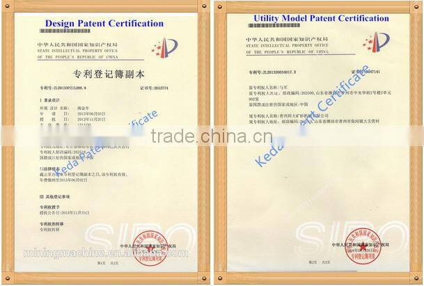 Ghana Big Capacity Gold Screening Plants with patent