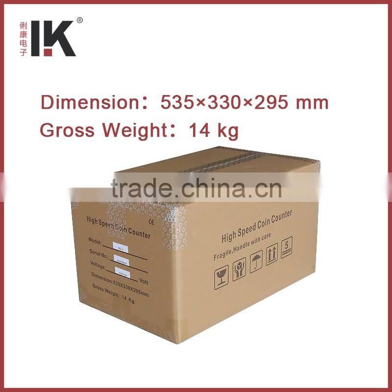 LK106 Automatic digital Euro coin counter/coin sorter