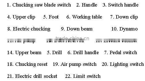 J-1500C Flat Jogging Jig Saw/Woodworking Jig Saw Machine