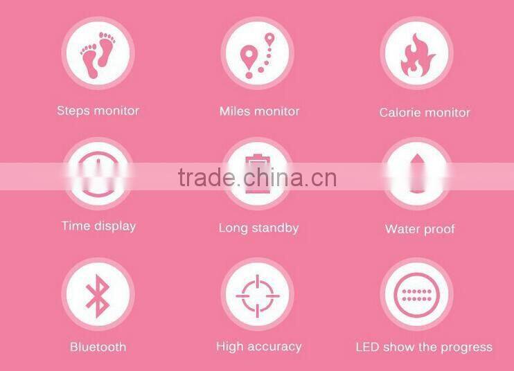 Special couple waterproof bracelet smart leather bracelet watch bluetooth watch monitor watch led light watch for Lifesense