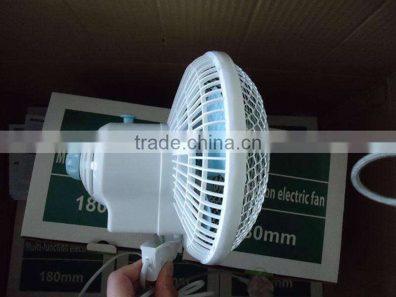 8inch clip on fan with oscillating head