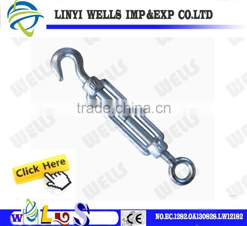 Carbon Steel Drop Forged Galvanized Din1480 Turnbuckle