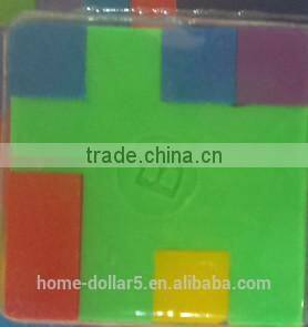 3d puzzle erasers