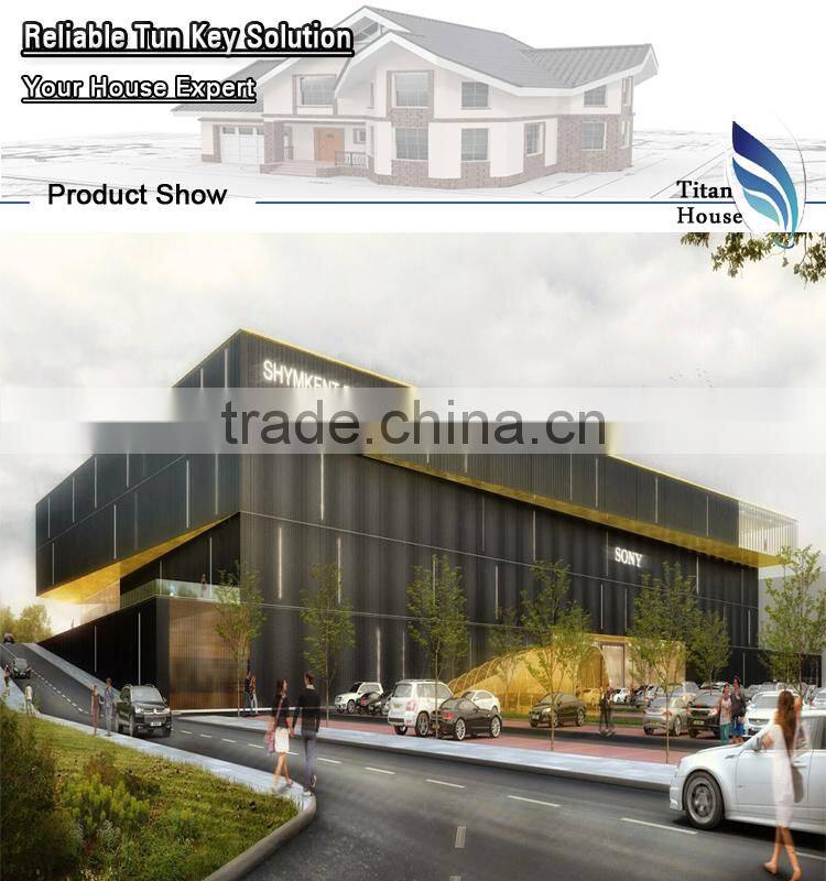 China Suppliers Export LGS Mountable Plaza Building Design