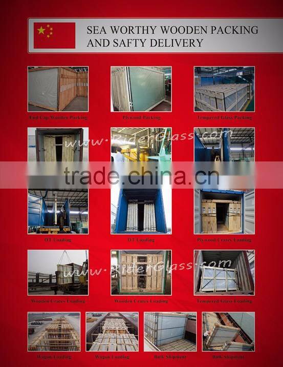 4mm 5mm 6mm Gold blue sheet class bronze grey green Reflective Glass with CE & ISO9001 Glass window