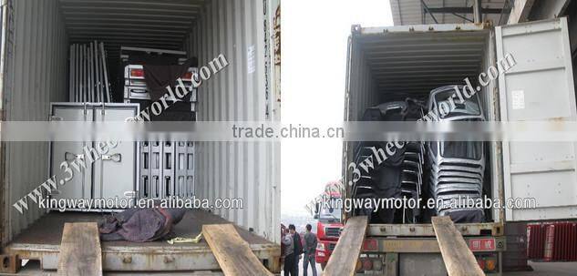 China Gasoline Cabin Cargo Three Wheel Car for sale