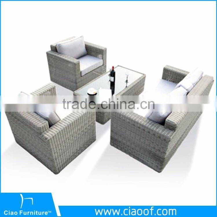 Simple All Whether High Quality Wholesale Grey Rattan Garden Furniture Sale