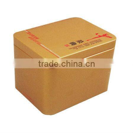 make in China rectangular tea tin box