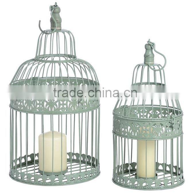 Wholesale Classic iron bird cage candle holder