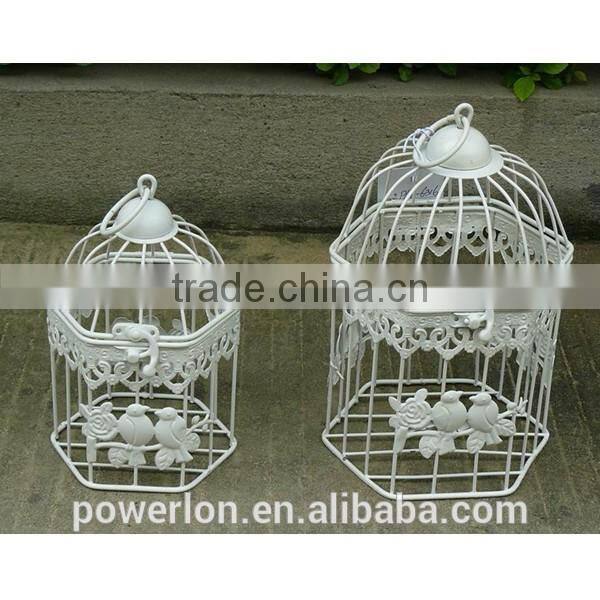 Europe and America Classic style S/2 Bird Cage for Wedding Ivory white color