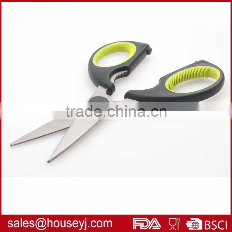Detachable Stainless steel kitchen scissors with PP+TRP plastic handle