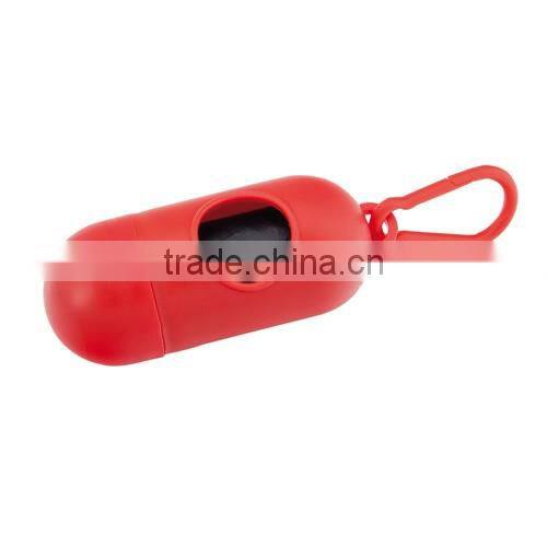 dog cleaning bag dispenser with 15 bags,dog bag dispenser