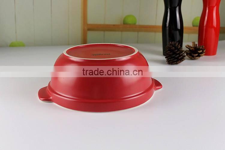 2017 Factory supplies custom ceramic cookware casserole carrier
