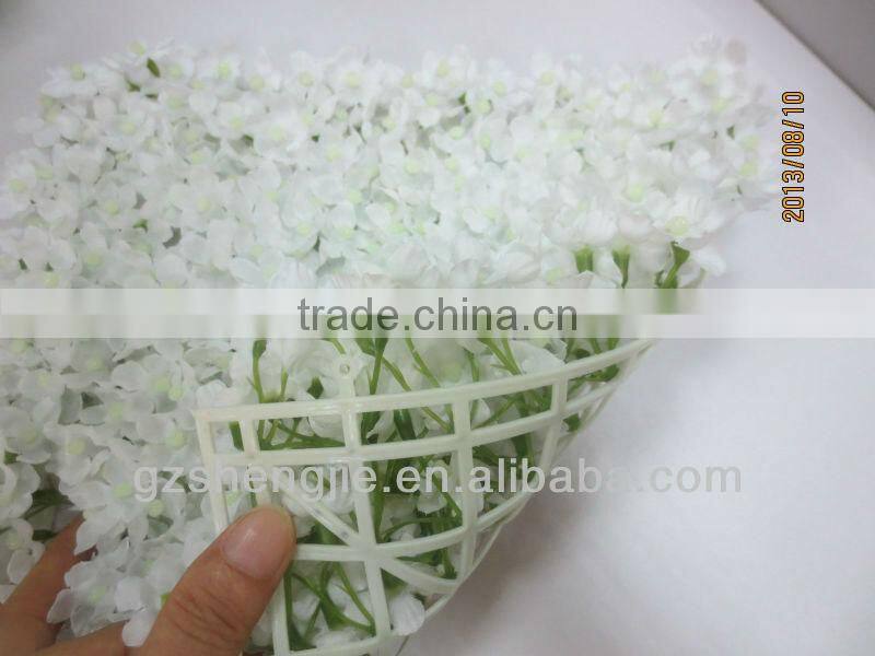 Hot sale SJ Quality green Artificial Boxwood Grass Mat/ boxwood hedge (high density)