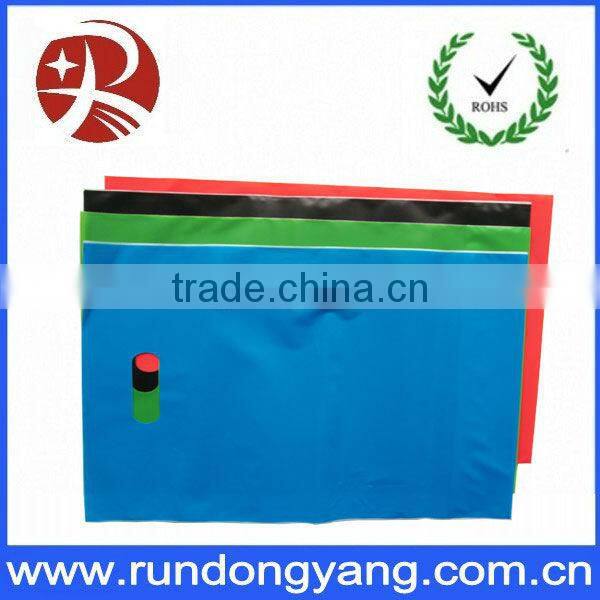 green die cut plastic handle bags