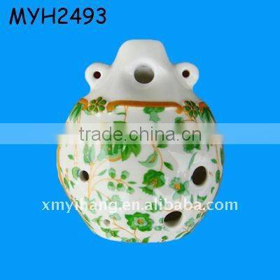 Chinese style 12-holes ceramic ocarina