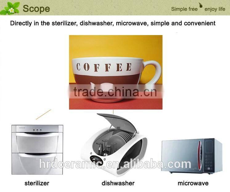 High Quality Promotional Logo Printed Ceramic 540ml venti coffee cup